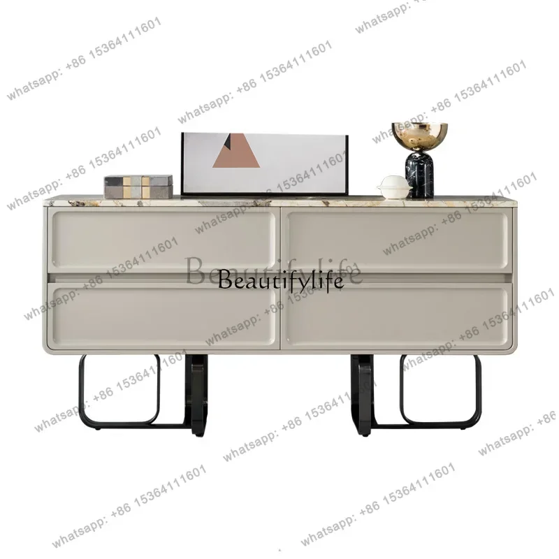 

pg45Итальянский светлый роскошный мраморный четырехсудовый шкаф, современный минималистичный боковой шкаф из массива дерева