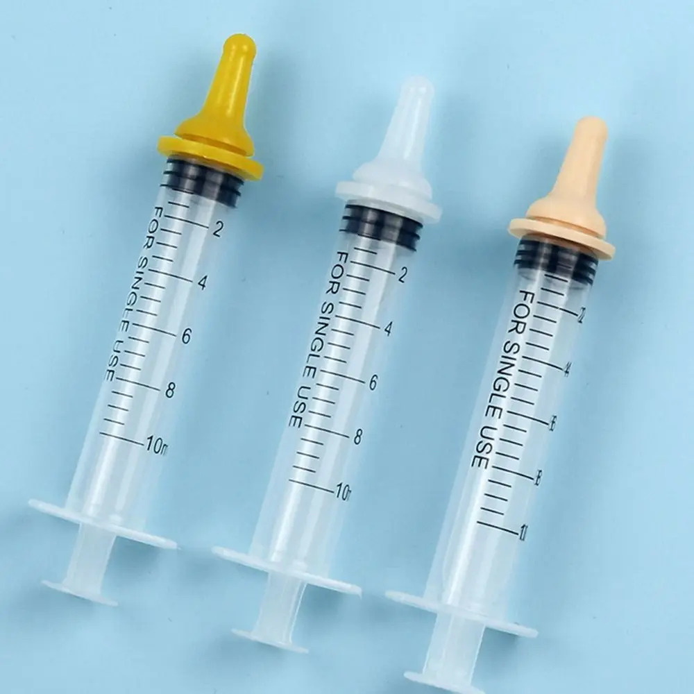 with Silicone Nipple Pet Feeding Oral Syringe Pet Feeding Nipple Pet Medication Drinking Water Syringe Dog Cat Feeding Pacifier view 5