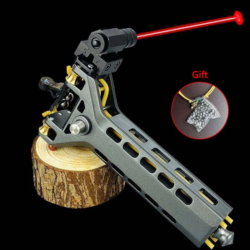 Outdoor Portable EDC Creative CNC All Metal Mechanical Sight Aiming Automatic Loading Continuous Firing Shooting Tool