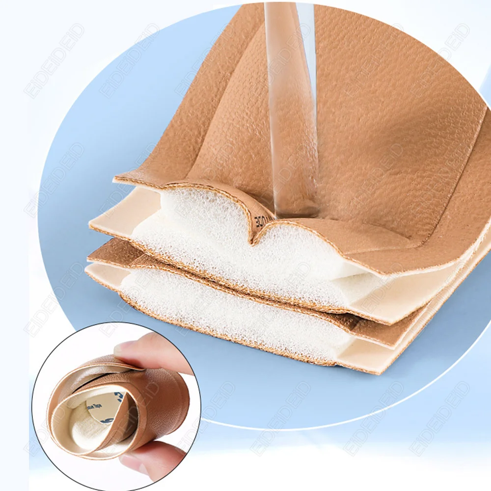 Self Adhesive Insoles High Heel Sandals Women Sweat Absorbent Anti Slip Memory Foam Comfort Shock Absorption Pain Relief
