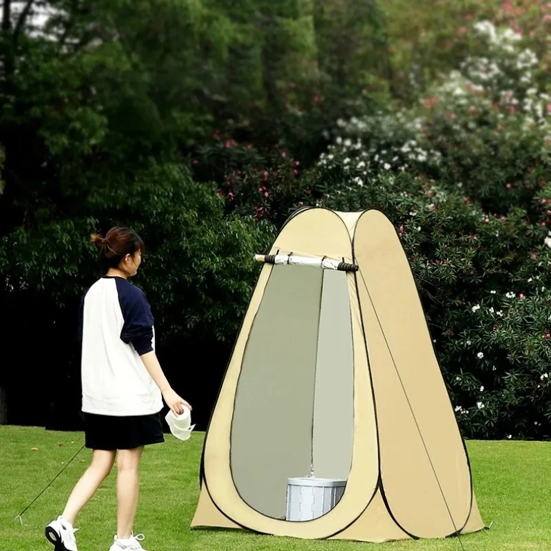 1 قطعة 120 سنتيمتر خيمة الاستحمام في الهواء الطلق خيمة المرحاض المحمولة تغيير دش الاستحمام خيمة عبر الحدود غطاء خلع الملابس سهلة التخزين