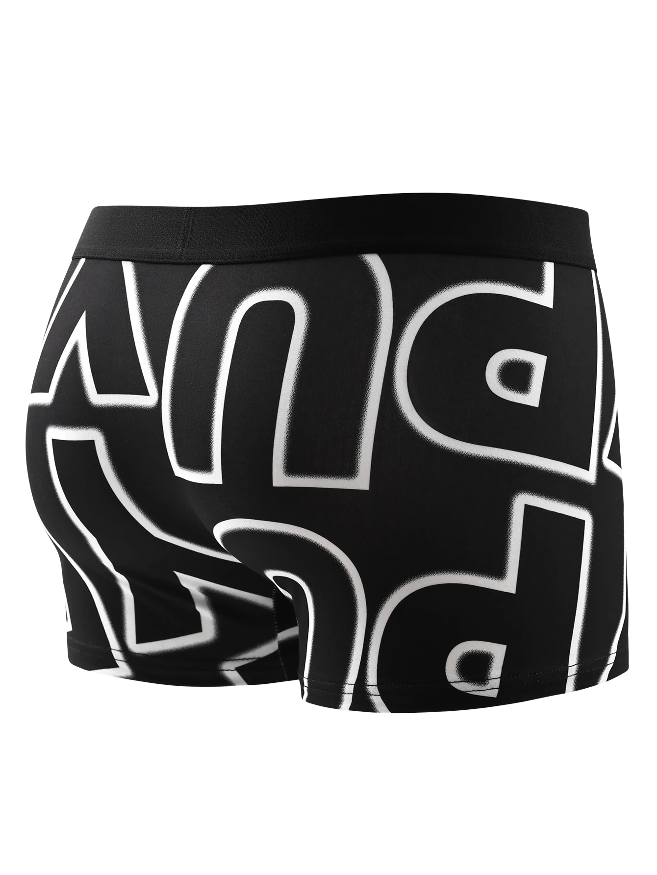 4-Piece Men's Fashion Printed Underwear Breathable Crotch Boxers For Teenagers Comfortable Plus Size High quality Underwear image 6