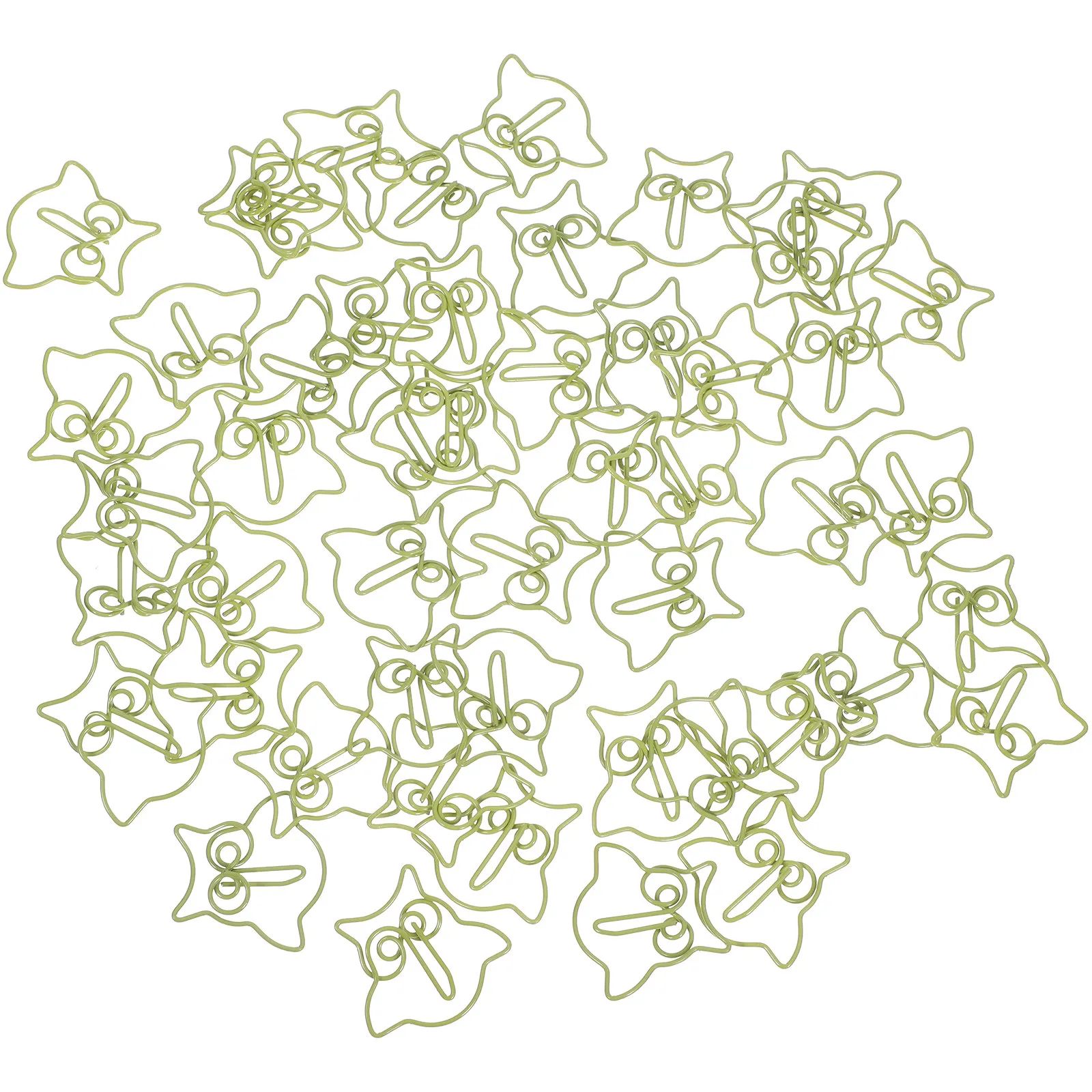 

50Pcs Cute Owl Shaped Paper Clips Strong Hold Non Bend Clips for Office School Supplies Document Management Learning