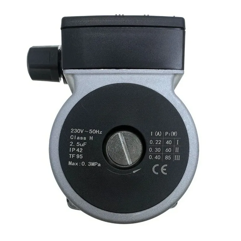Gas boiler partial water circulation pump motor