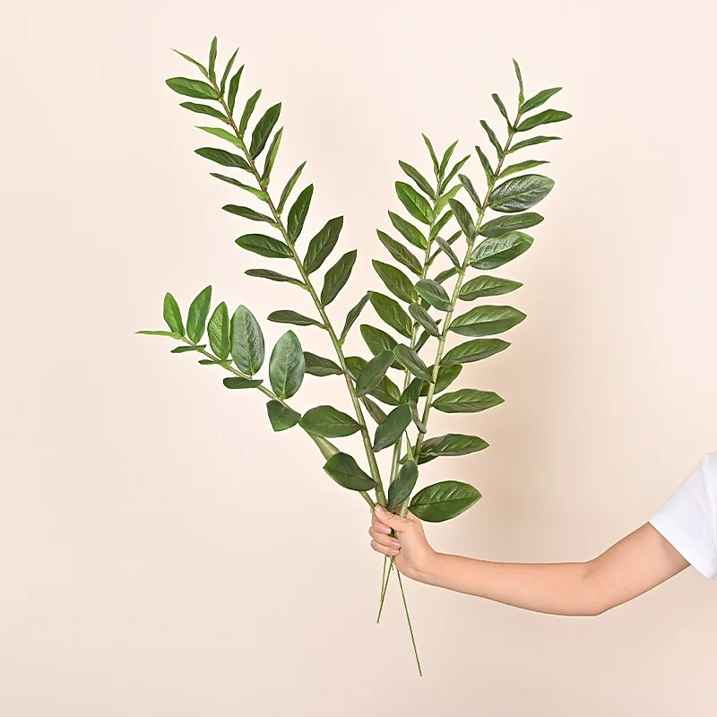 

Artificial eucalyptus green plant bonsai artificial flowers outdoor desktop garden aesthetic space living room home decoration