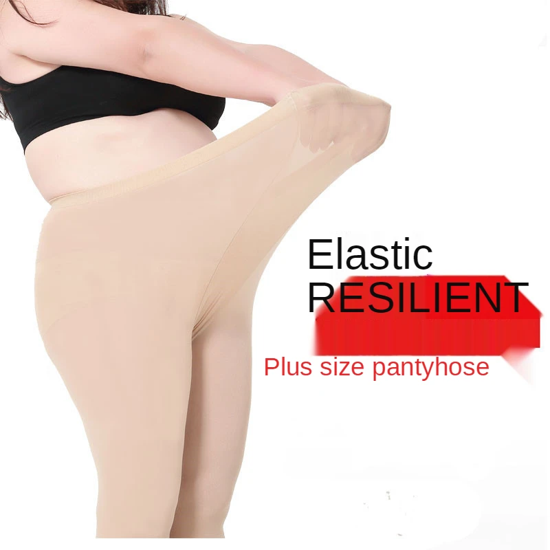 

Plus Size 110KG Women Tights High Elasticity Warm Breathable Skinny Leg Pantyhose Nylon Stockings 100D Hosiery