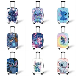 Disney Stitch Suitcase Cover Dust Proof Elastic Fabric Suitcase Cover Pull Rod Case Protective Bag Polyester Travel Dust Proof