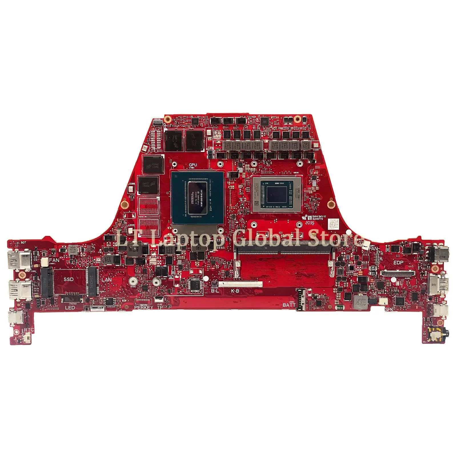 Imagem -02 - Placa-mãe para Laptop lt Ga401i para Asus Ga401iv Ga401iu Ga401ii Ga401ivc Placa-mãe r5 ou r7 ou r9 Cpu Gtx1650ti Rtx1660ti Rtx2060