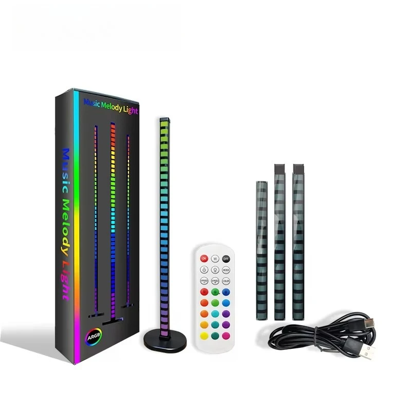Floor Music Melody Light Smart Music Synchronization Bracket Light Emitting Diode Light Bar 1.2 meters