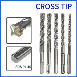 1PCS Masonry Drill Bit Concrete SDS Plus Drill Bit Cross Tips 4 Cutters 110mm 160mm Wall Brick Block Electric Hammer