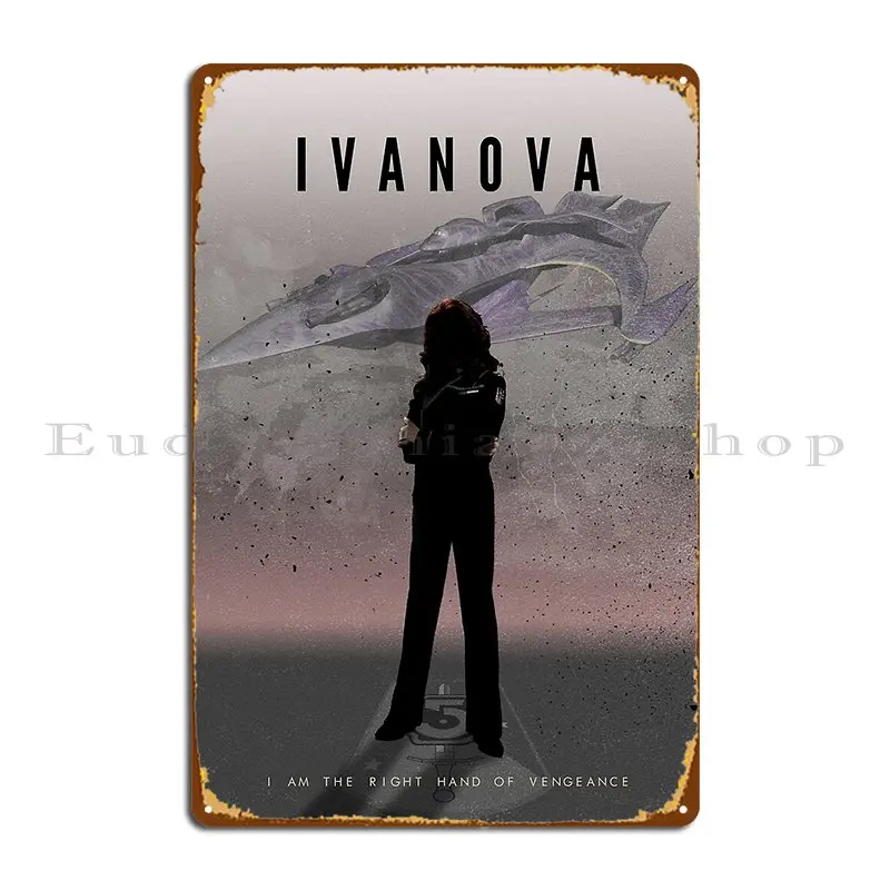 Babylon 5 Susan Ivanova Metal Sign Poster Mural Cinema Plaques Custom Designing Tin Sign Poster