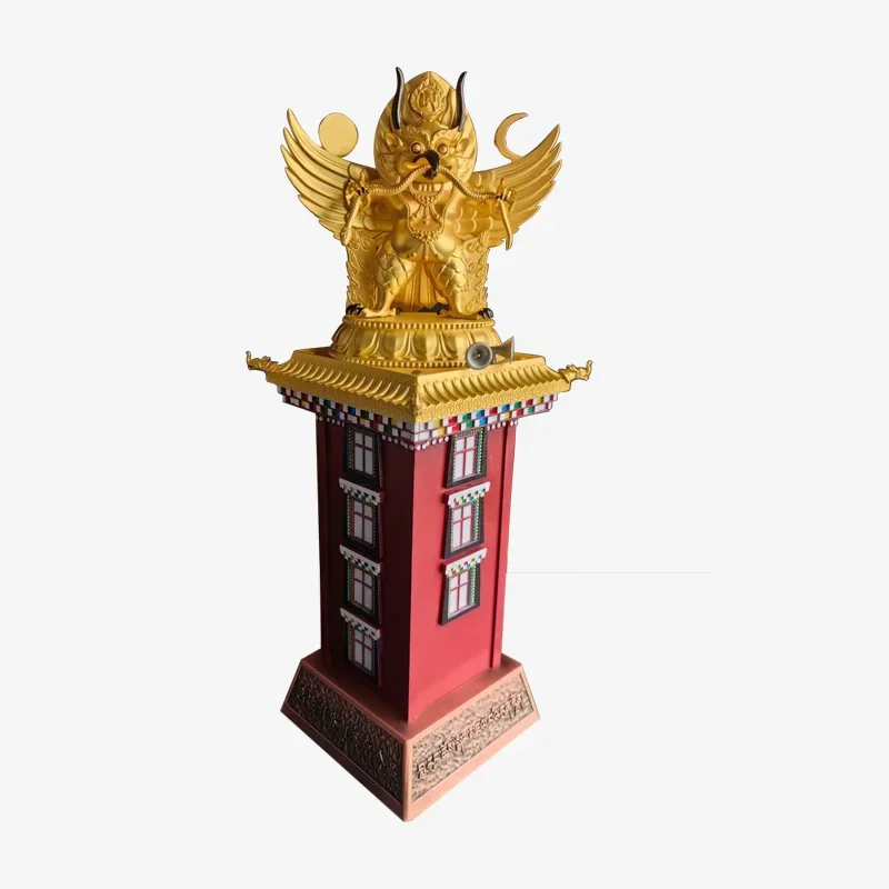 The 28th College Souvenir Dapeng Golden-winged Bird and Red House Full Set of King's Tower Ornaments