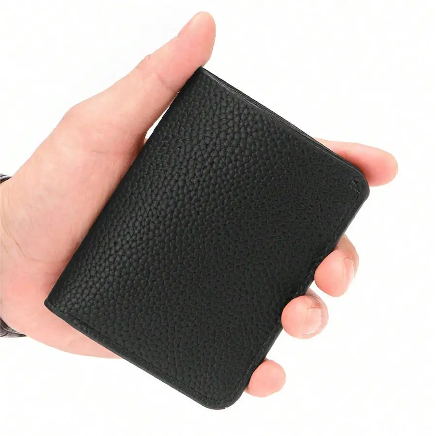 New Style Mini Thin Men Wallet Card Holder Purse Coin Pouch Card Holder Short Clutch PU Leather Wallet Change Money Pouch