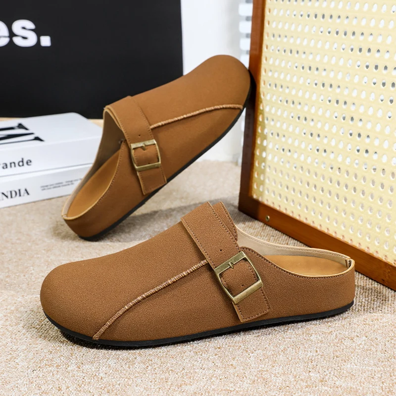 

Men's Style Lazy Slip-On Casual Toe-Cap Half Slippers for Home, Office and Outings