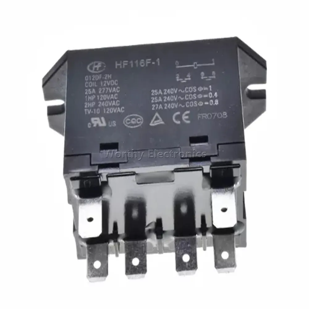 

Free Shipping 10PCS/LOT 25A 6PIN Relay HF116F-1-220AF-2H