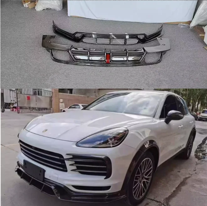 

Передний бампер из углеродного волокна для Porsche Cayenne 9Y0 2018-2023