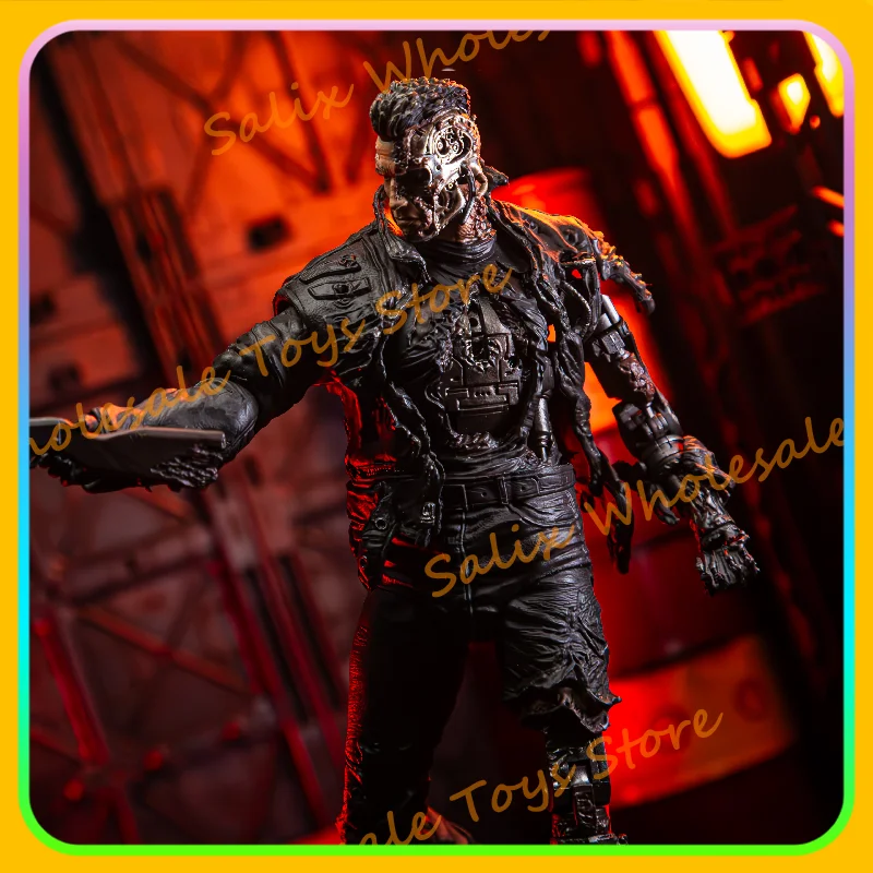 

In Stock CHIYAN Toys The Terminator 3 T-850 Battle Damage Endoskeleton T800 Movie Anime Action Figure Figurine Model Gift Toys