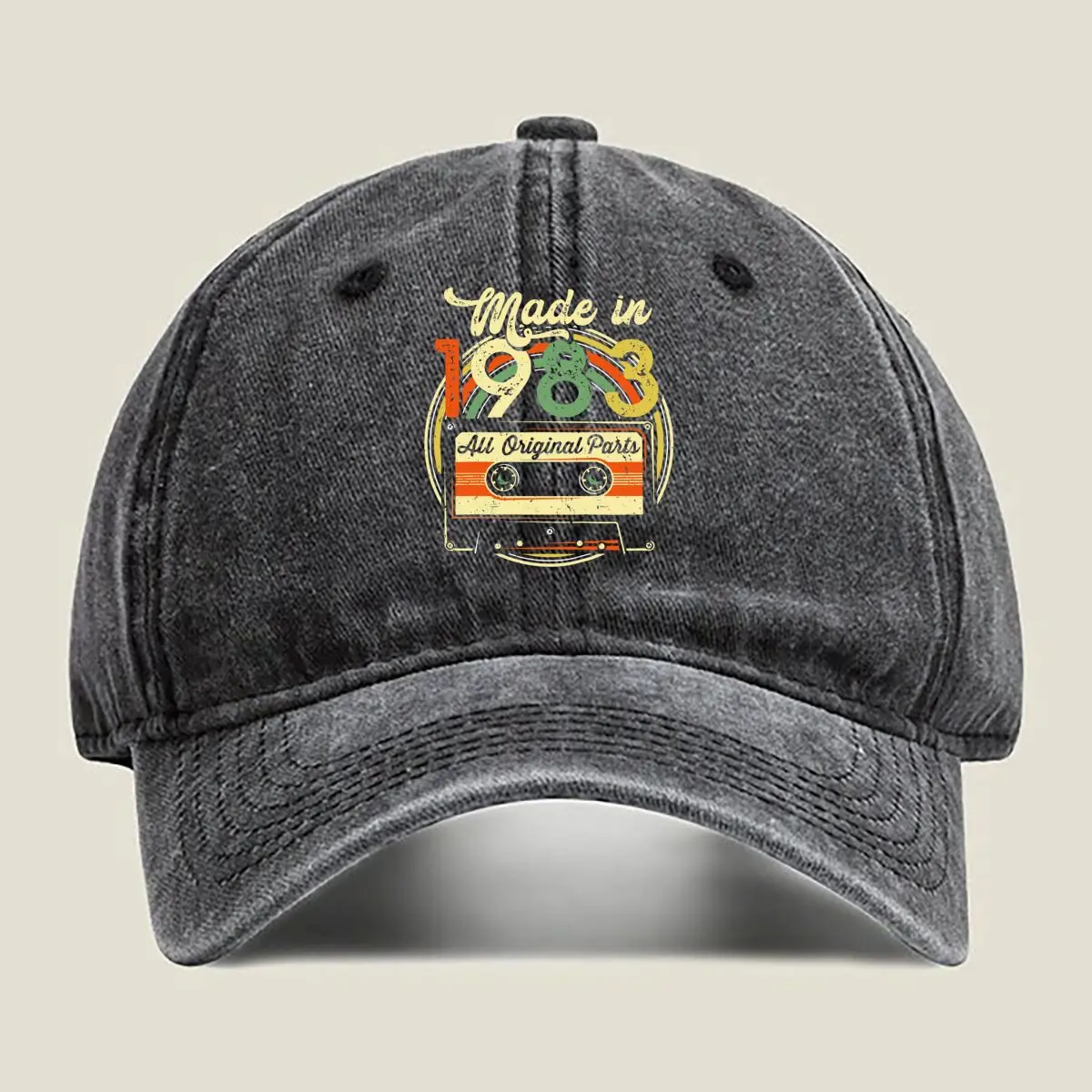 

Оригинальные детали — вымытая бейсболка с ключом для качественных продуктов