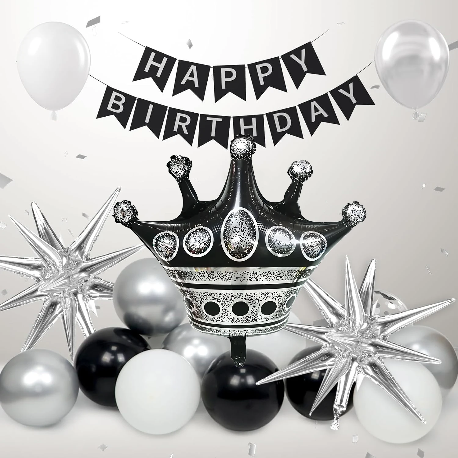 Race Car Balloon Arch Garland Kit:  Red Black Silver，Checkered Flags & Wheels Balloons, Racing Themed Birthday Party Supplies - view 5