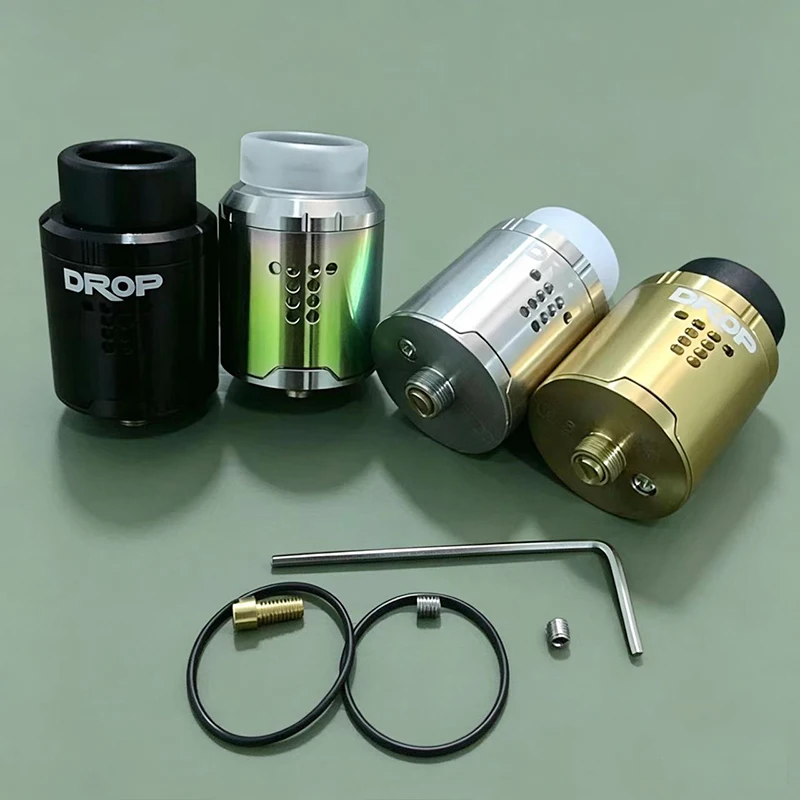 Drop RDA 24mm 316SS Single/Dual Coil Build Decorative Spare Part vs KENNEDY Apocalypse GEN 2 RDA