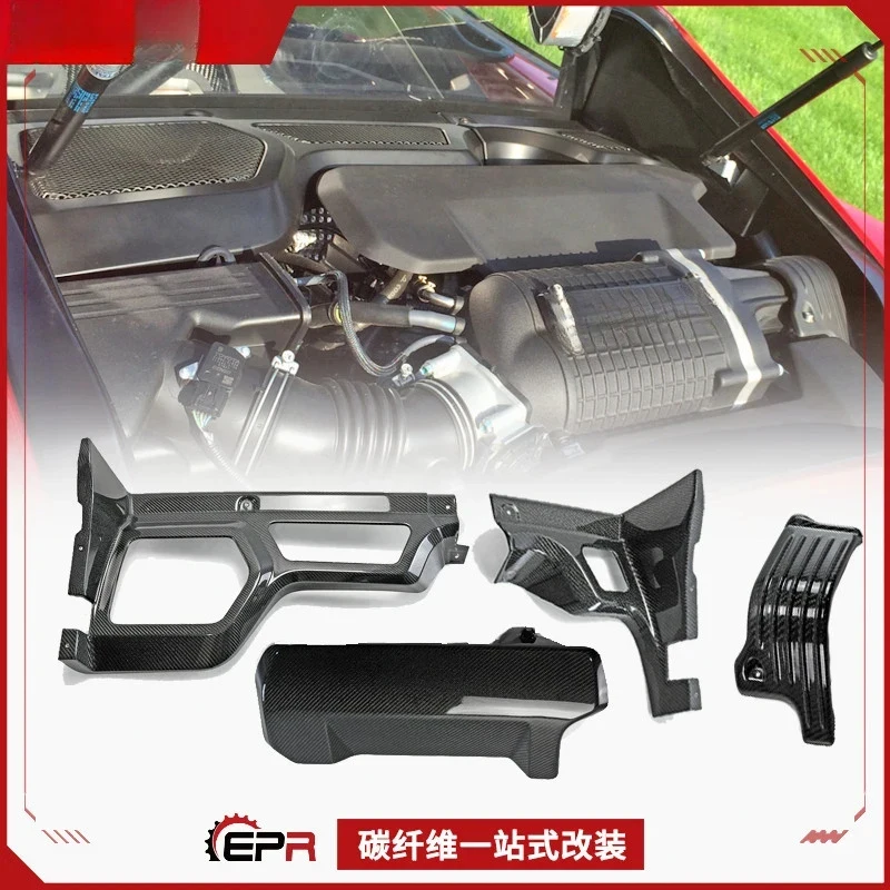 Suitable Exige S3 2010 Carbon Fiber Engine Compartment Cover Accessory