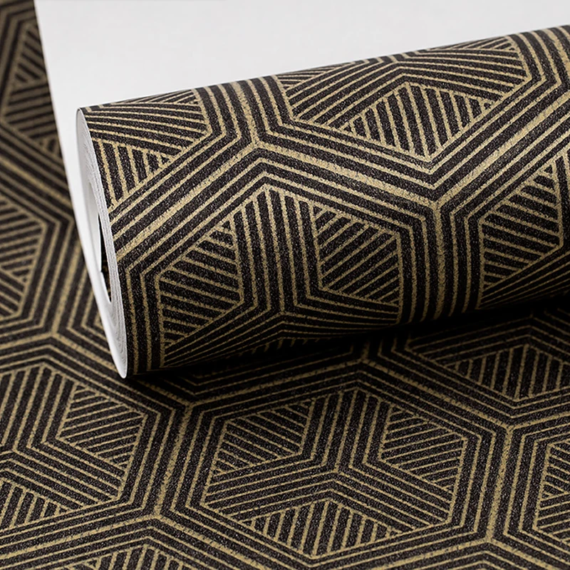 

Geometric Grid Wallpaper for Living Room Bedroom Lattice Modern Design Plaid Wall Paper Roll Home Decor Papel De Parede