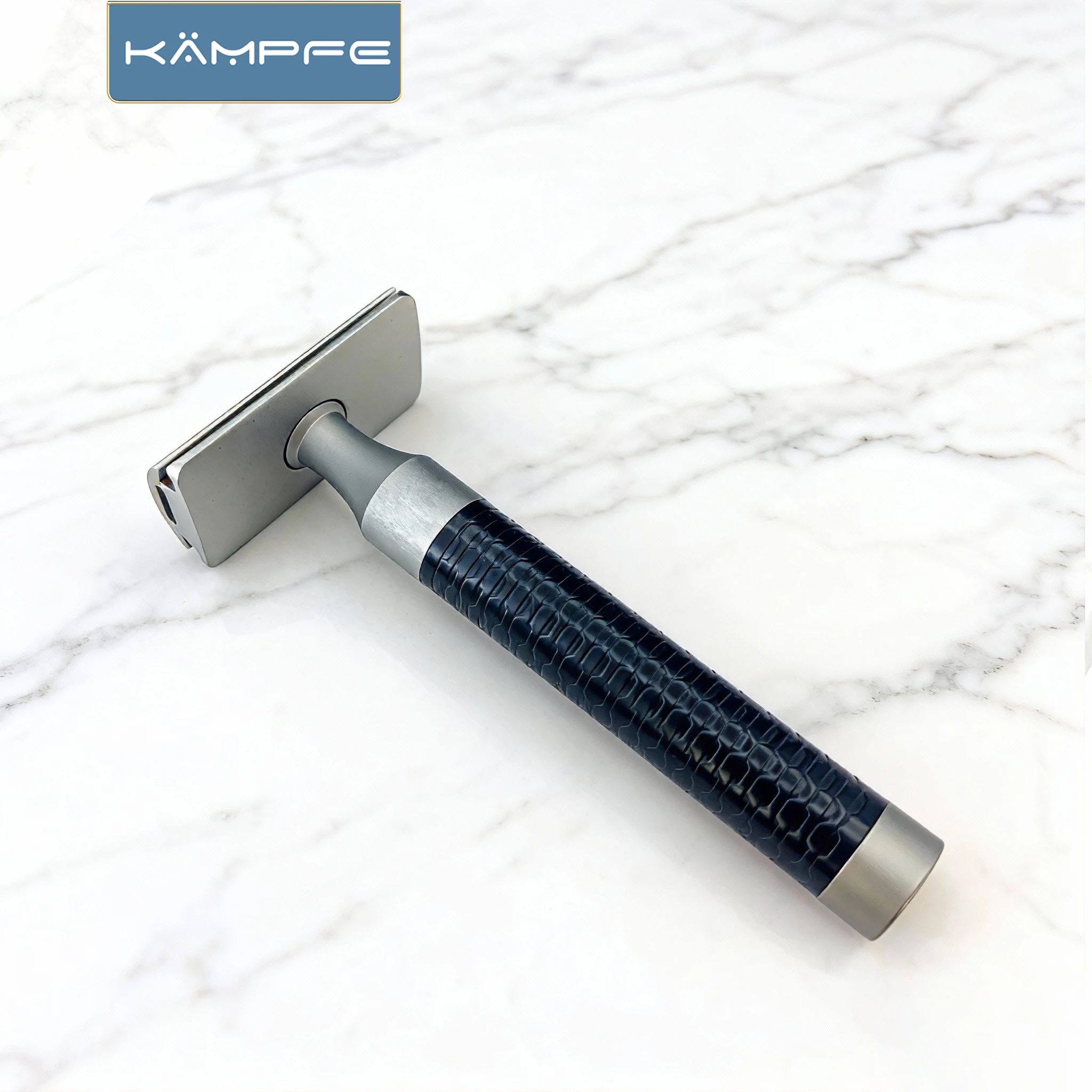 

Kampfe Manual double-edged stainless steel safety shaver, men's shaver, women's hair removal tool, suitable for daily use