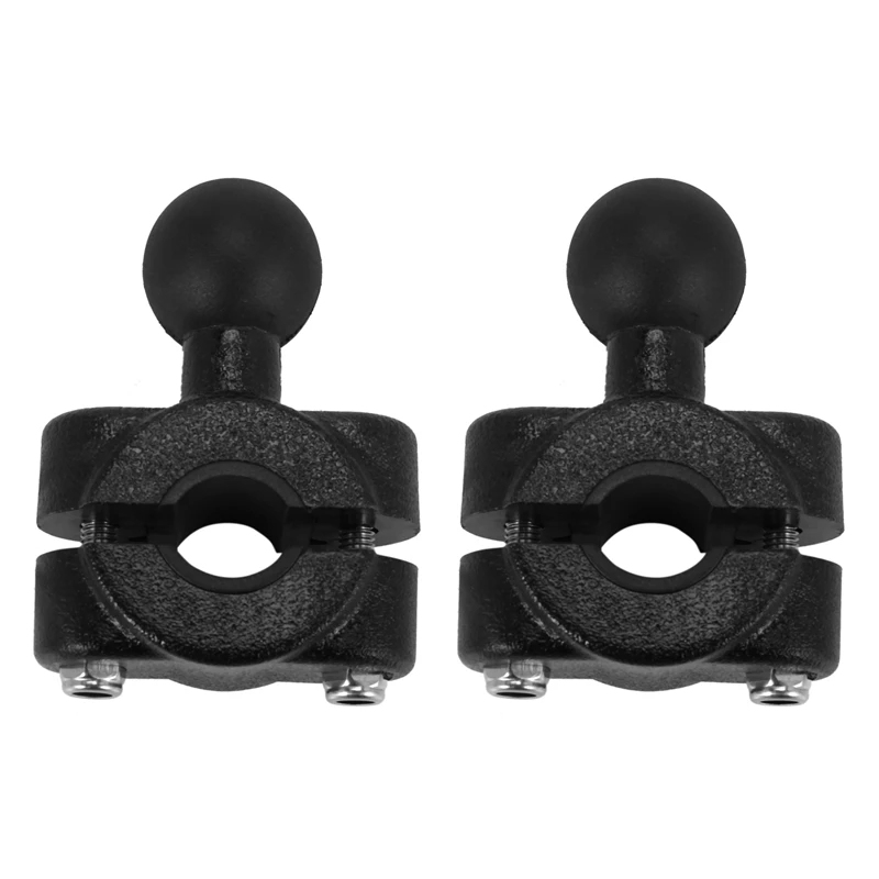 2X 1 Inch Ball Car Headrest Motorcycle Scooter Rearview Mirror Stem Bar Mount For Gar Min Gopro For Ram Mounts