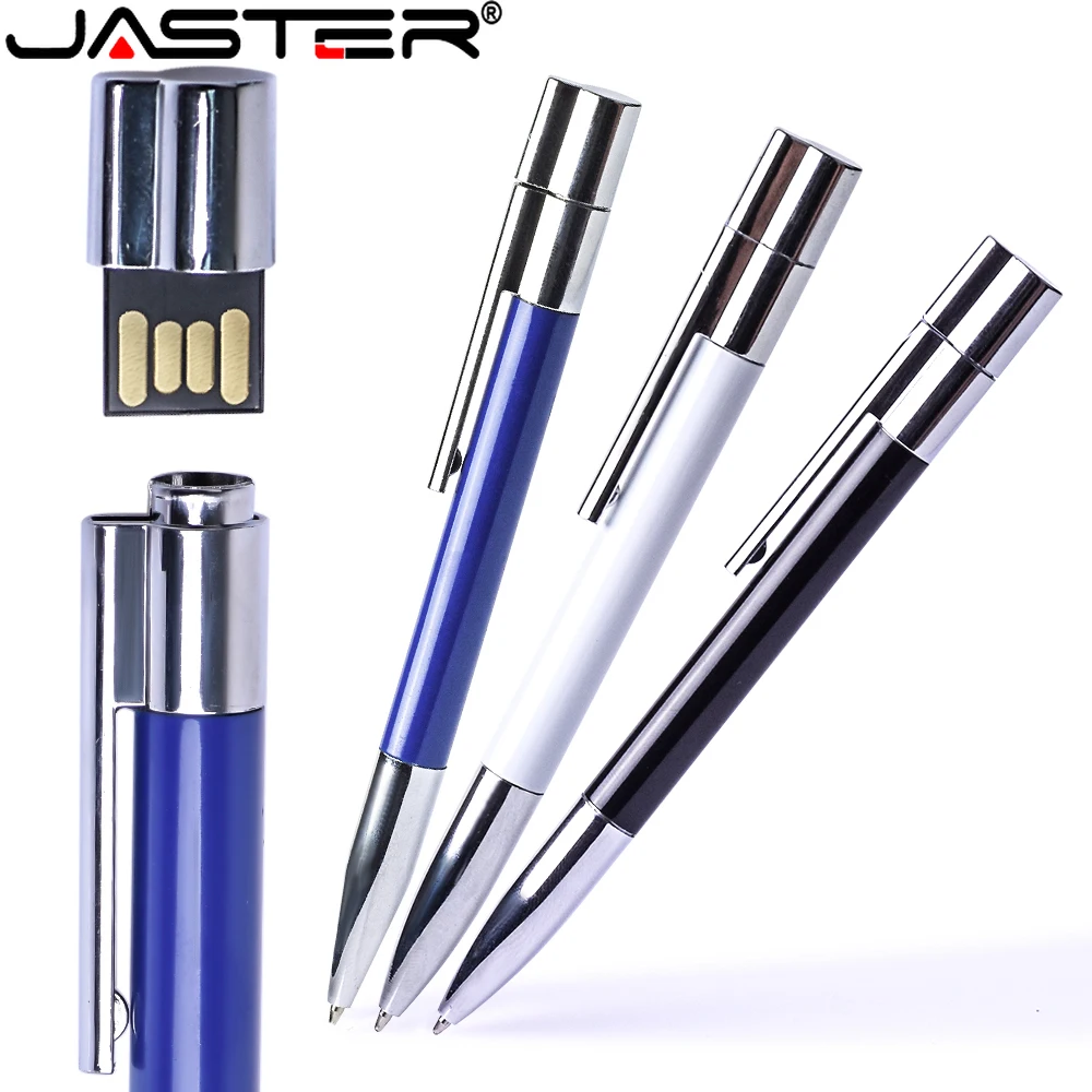 

Ballpoint Pen USB Flash Drive 128GB Creative Gift Pen Drive 64GB Metal Memory Stick 32GB 16GB Funny Pendrive 8G Pen USB Stick 4G