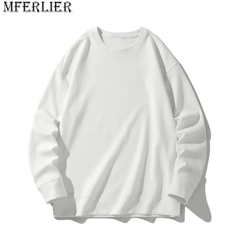 

Plus Size Sweatshirt men solid colour Korean version Autumn Winter shoulder new lazy loose tops men's large size 10XL 9XL