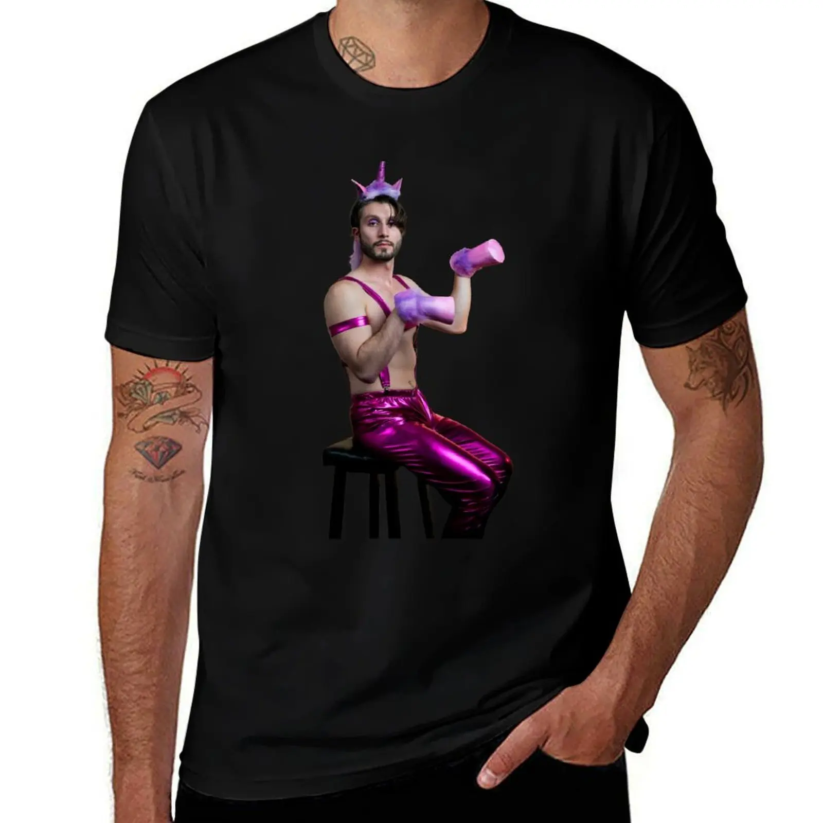 

bbno$ Pony Cosplay T-Shirt baggy shirts blue lock man t shirt anime t shirts cotton t shirt men