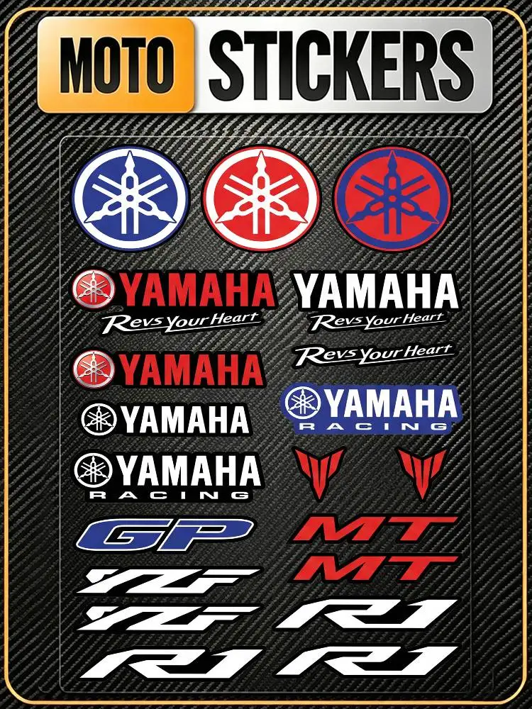 

For Yamaha High Visibility Reflective Waterproof Decal Scratch Hide Sticker Fit Car Motorcycle Helmet Refrigerator