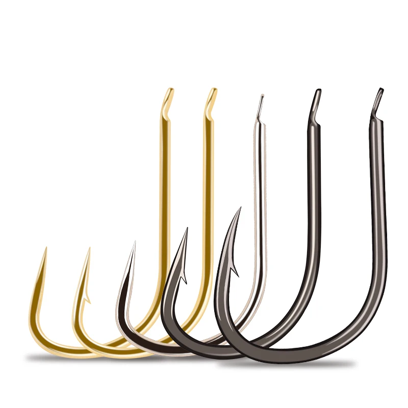 10PCS Stainless Steel Hooks Fresh Water Fishing Barbed Hooks River Lake Carp Fishing Hooks Tackle Accessories(Jinxiu Brabed)