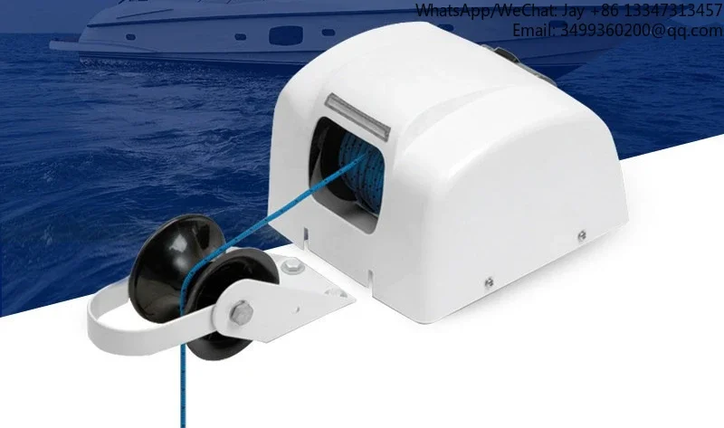 

Fishing Boat Windlass Rope Reel Automatic, Speedboat Rubber Boat