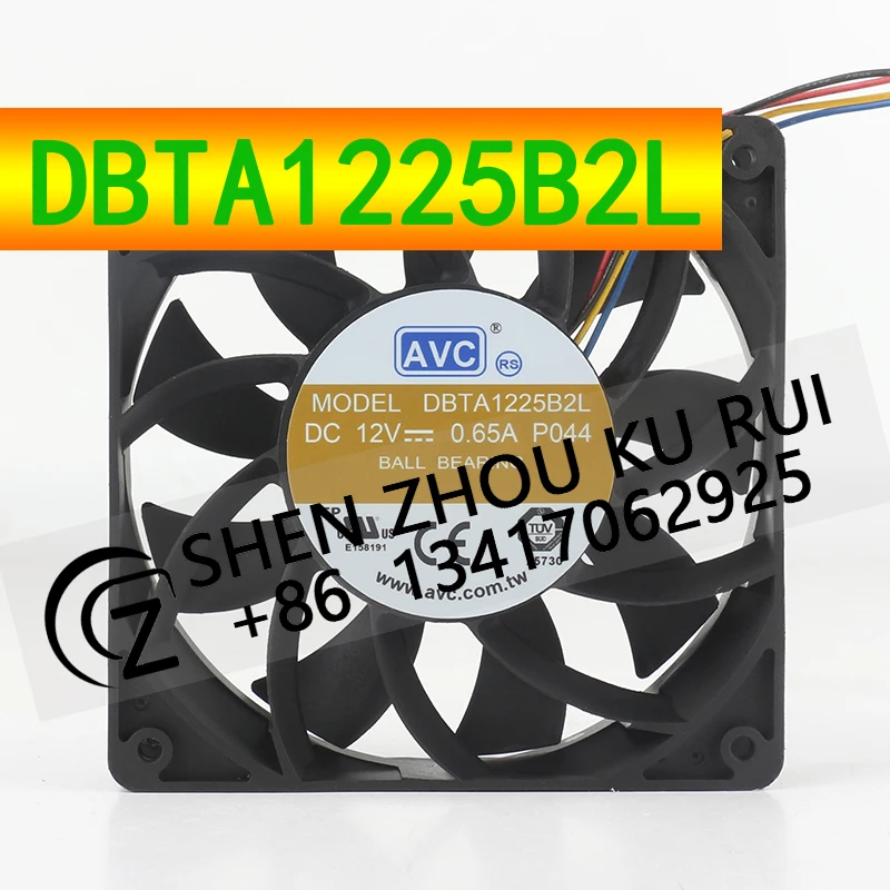 AVC 12025 12V 0.65A AC EC 12CM PWM speed control Violent chassis power supply DBTA1225B2L 120X120X25MM cooling fan