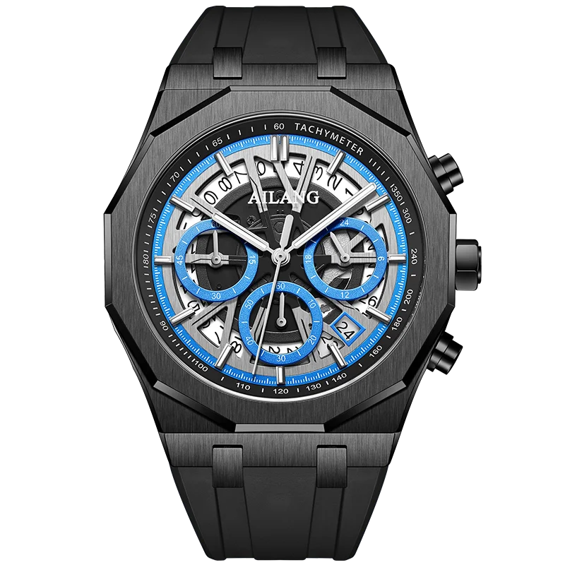 นาฬิกา AI ควอตซ์ นาฬิกาหรู แบรนด์ชั้นนำ กันน้ำ สายซิลิโคน นาฬิกาข้อมือผู้ชาย 2026 แบล็กฟรายเดย์