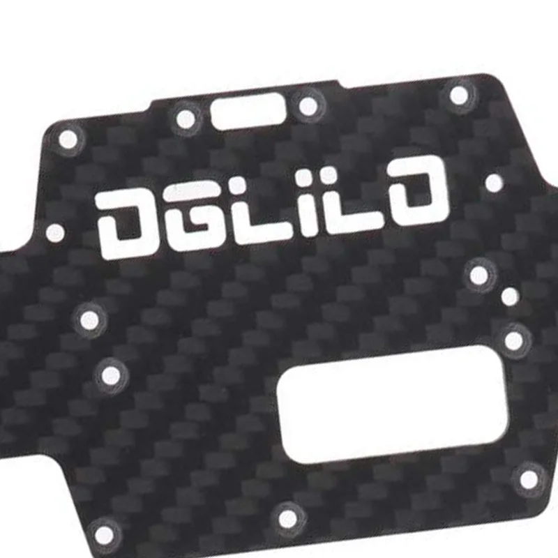 YSUN-Juego completo de piezas de mejora de Metal azul con piezas de repuesto de coche teledirigido, chasis de fibra de carbono mejorado, carcasa inferior de coche