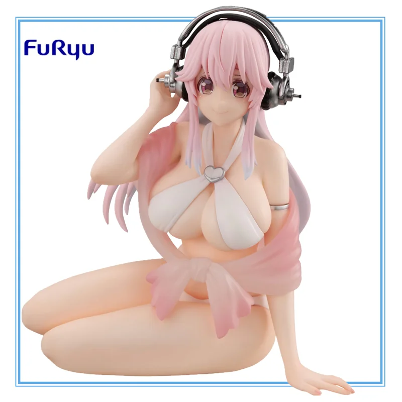 

In Stock Original Anime Figure Furyu SUPER SONICO Noodle Stopper Figure -Summer Memories Ver. Action Figure Collector Toys Gifts