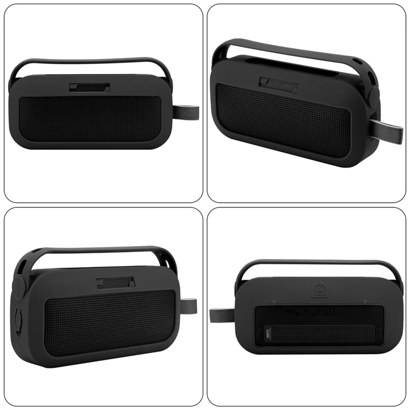 ใหม่-TXESIGN เคสซิลิโคนสําหรับ Bose Soundlink Flex Speaker กระเป๋าเดินทางป้องกันกระเป๋าถือสีดํา