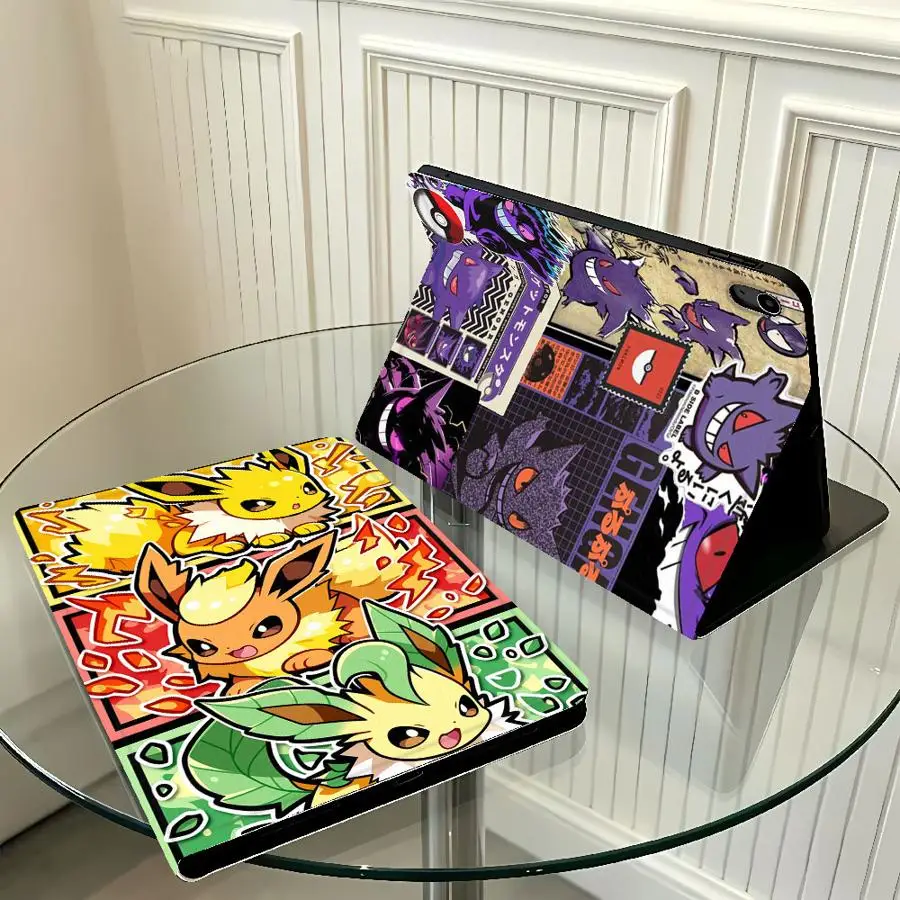 Heißer Pokémon Eevee mit Stifthalter-Hülle für Apple iPad Air 11 13 M4 M3 M2 A16 2026 10. 7./8./9. Pro11 13 Air 4./5./6. Generation