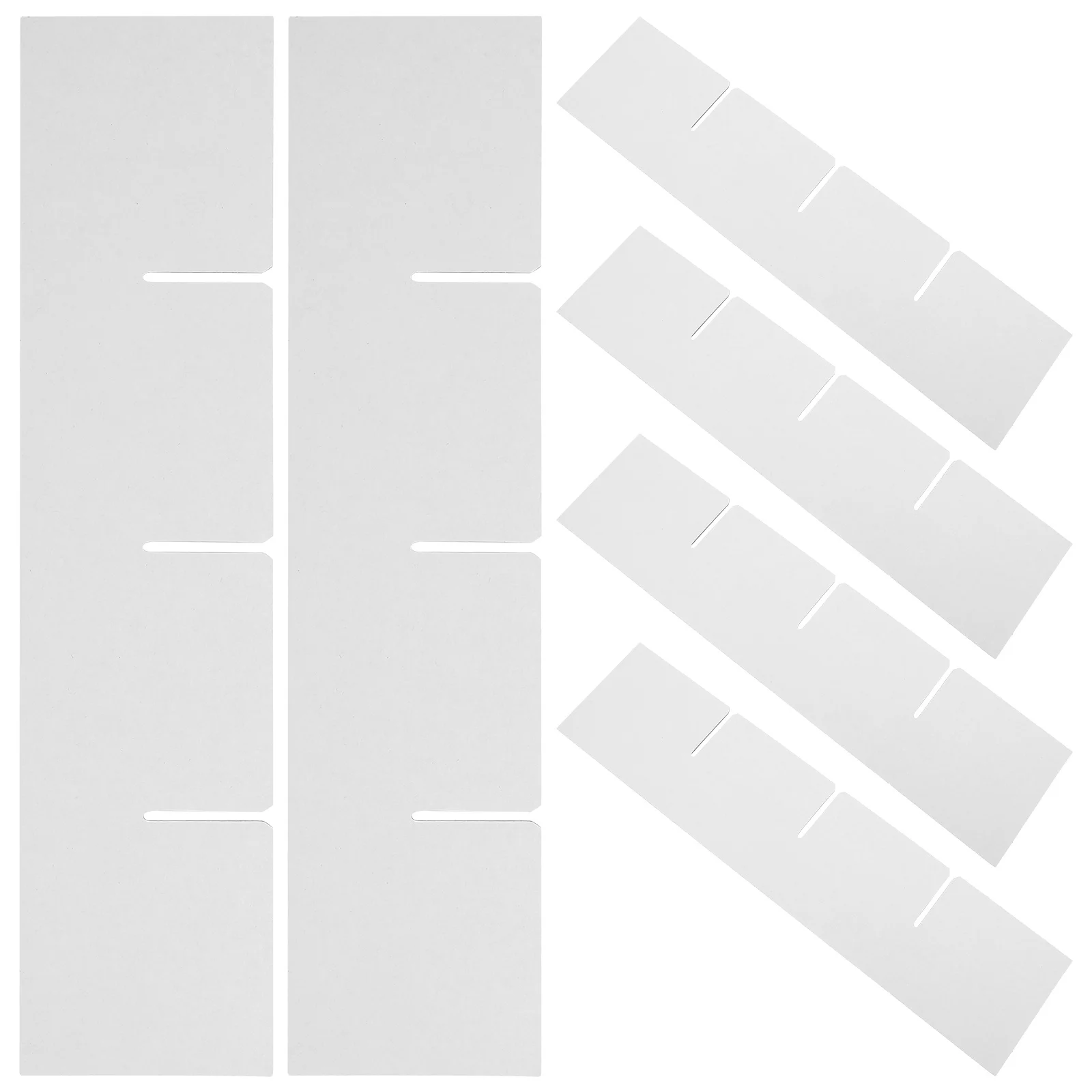 6 قطعة فواصل من الورق المقوى مقسم صندوق المواد القوية لنقل صناديق الإمدادات حافة حامي التعبئة والتغليف الآمن أثناء الشحن