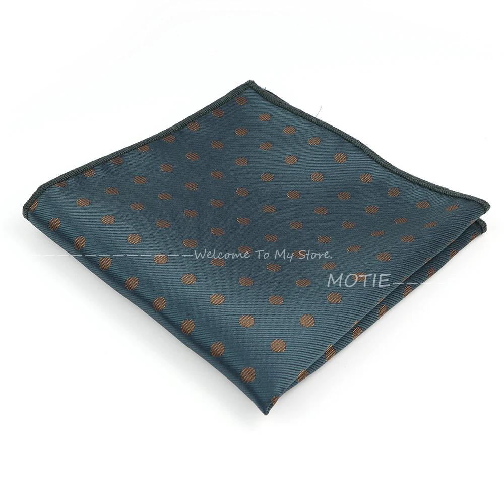 Cashew Flower Polyester Pocket Square for Men