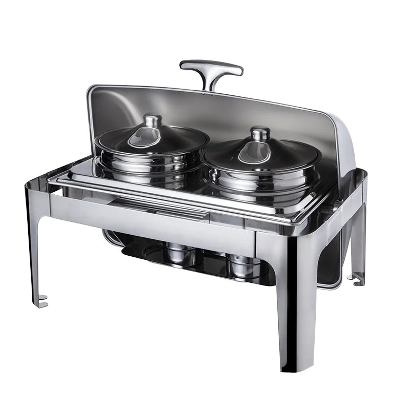Stainless Steel Buffet Furnace Flap Square Furnace Visual Insulation Furnace