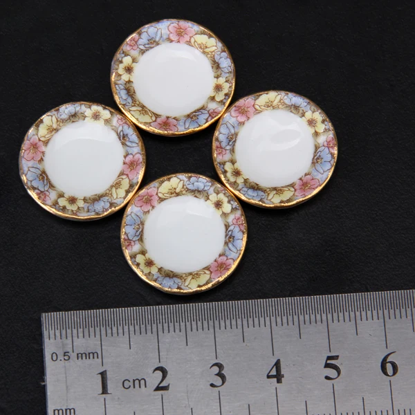 1:12 Miniature 40 PCS Floral , Dollhouse Kitchen Accessories