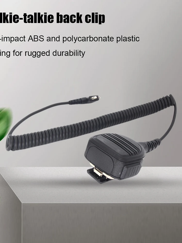 PMMN4013A PTT Microphone Weatherproof Remote Speaker Microphone Shoulder Walkie Talkie Parts Accessories for Motorola Radio view 6