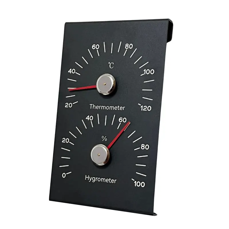 -FTGT Sauna Thermometer& Hygrometer 2-In-1 Indoor Sauna Room Temperature Humidity Monitor, Celsius Reading