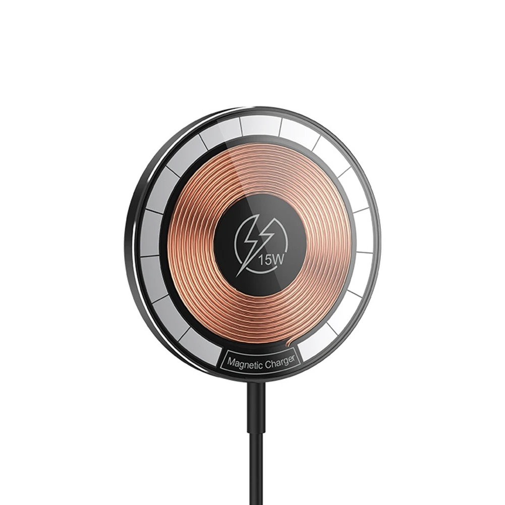 15W Magsafe Wireless Magnetic Attraction Charger Magnetic Charger For Iphone 12 13 14 15