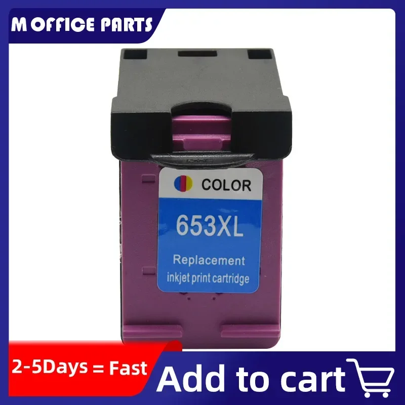 653 653XL kartrid tinta untuk HP 653 XL penggantian kartrid tinta untuk HP Deskjet 6000 6075 6475 pencetak