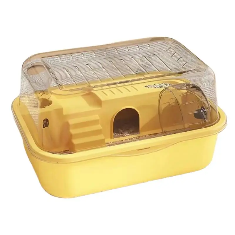 

Hamster Cage 35x25cm/13.78x9.84 Inches Double-layer Mice Habitat Anti-escape Small Animal Accessories Removable Hamster Safety