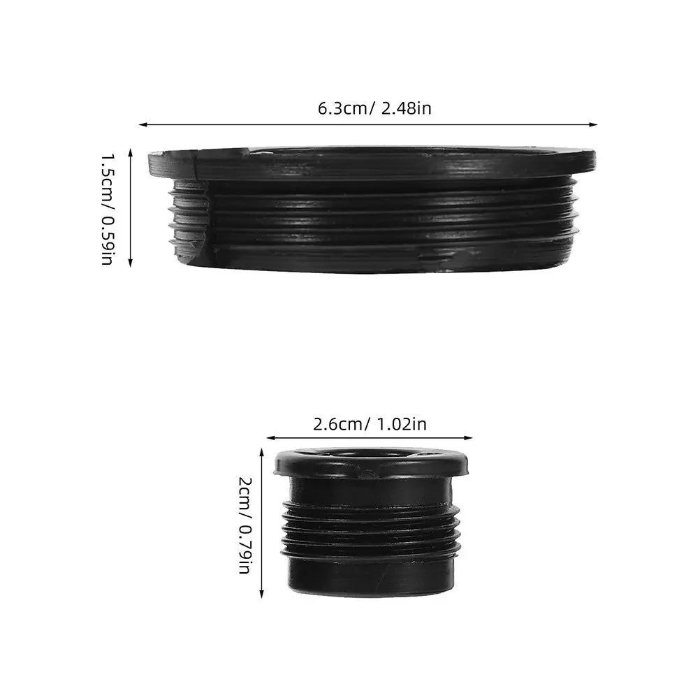 40Pcs Plastic Chemical Drum Lid Black for 200L Barrels Leak-Proof Screw Seal Cap Industrial Storage Bucket Cover Drum Bung Plug view 6